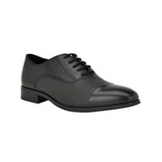 Calvin Klein Mens Drew Leather Lace-Up Oxfords